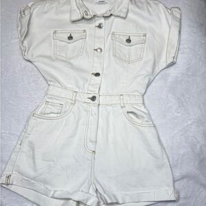 Cotton On Cream Denim Romper